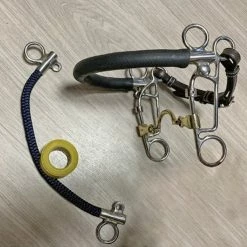 French Equestrian Jump'in High Port French Mouth Combination Bit