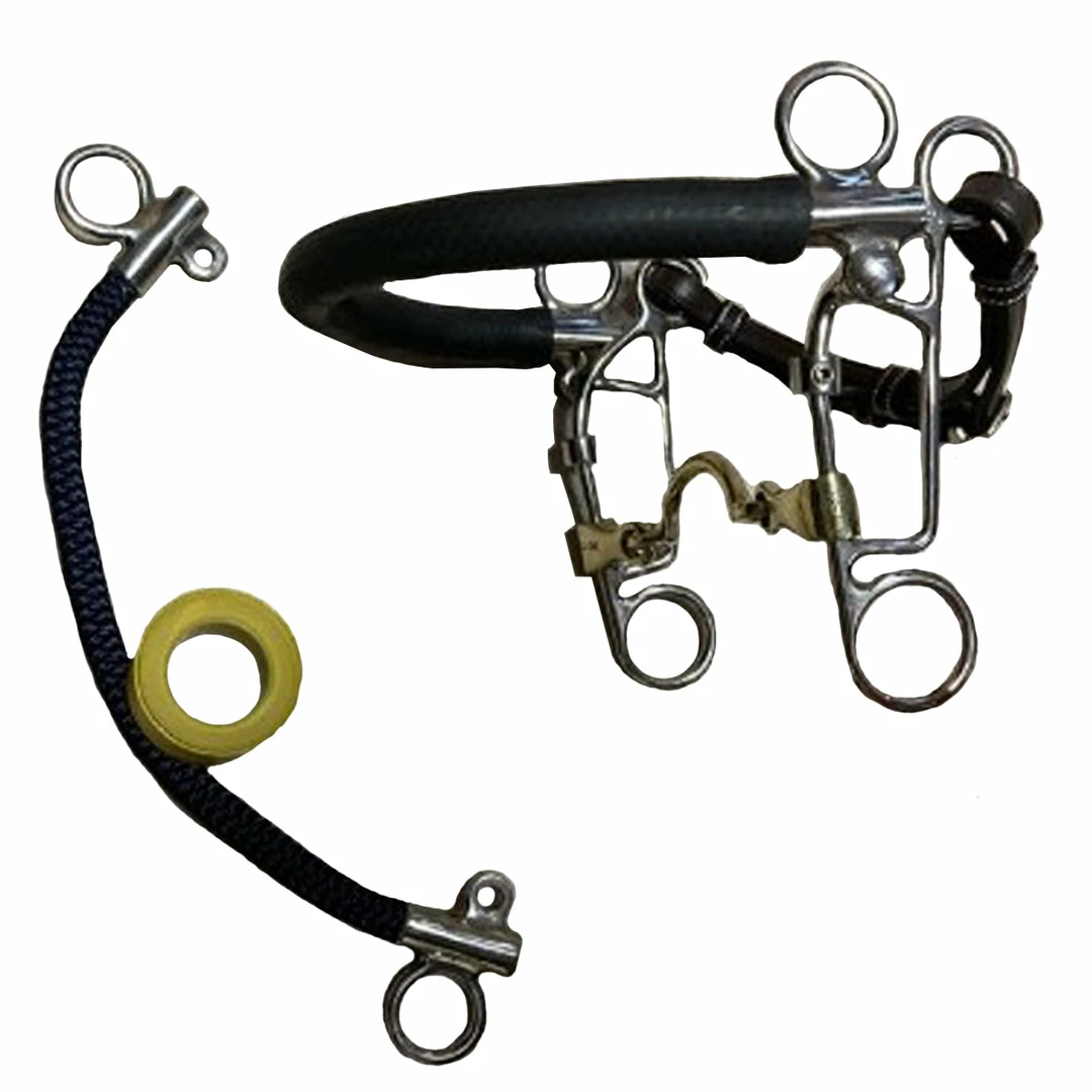 French Equestrian Jump'in High Port French Mouth Combination Bit