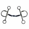 French Equestrian Horse Bits Jump'in Waterford Blue Steel Elevator Gag Bit