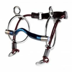 Equine Industries Trust Sweet Iron Curb Gag Medium Port Bit Horse Bits