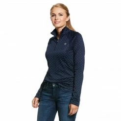 Baselayers Ariat Women's Sunstopper 2.0 1/4 Zip Baselayer Long Sleeve