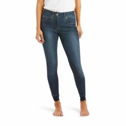 Ariat Women's Halo Denim Knee Patch Breech Breeches