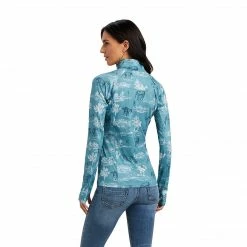 Ariat Women's Lowell 2.0 1/4 Zip Long Sleeve Baselayer Prints