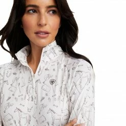 Ariat Women's Lowell 2.0 1/4 Zip Long Sleeve Baselayer Prints
