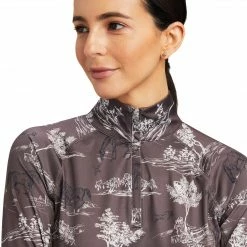 Ariat Women's Lowell 2.0 1/4 Zip Long Sleeve Baselayer Prints