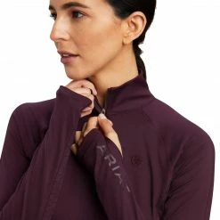 Ariat Women's Lowell 2.0 1/4 Zip Long Sleeve Baselayer Solids
