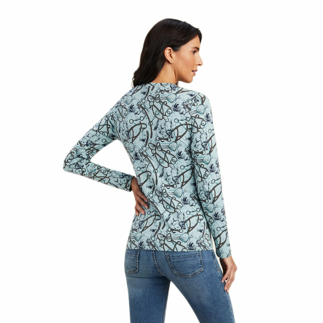 Ariat Women's Melange Print Long Sleeve Shirt