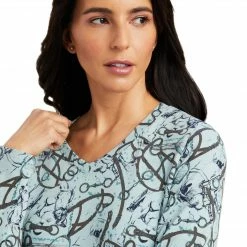Ariat Women's Melange Print Long Sleeve Shirt