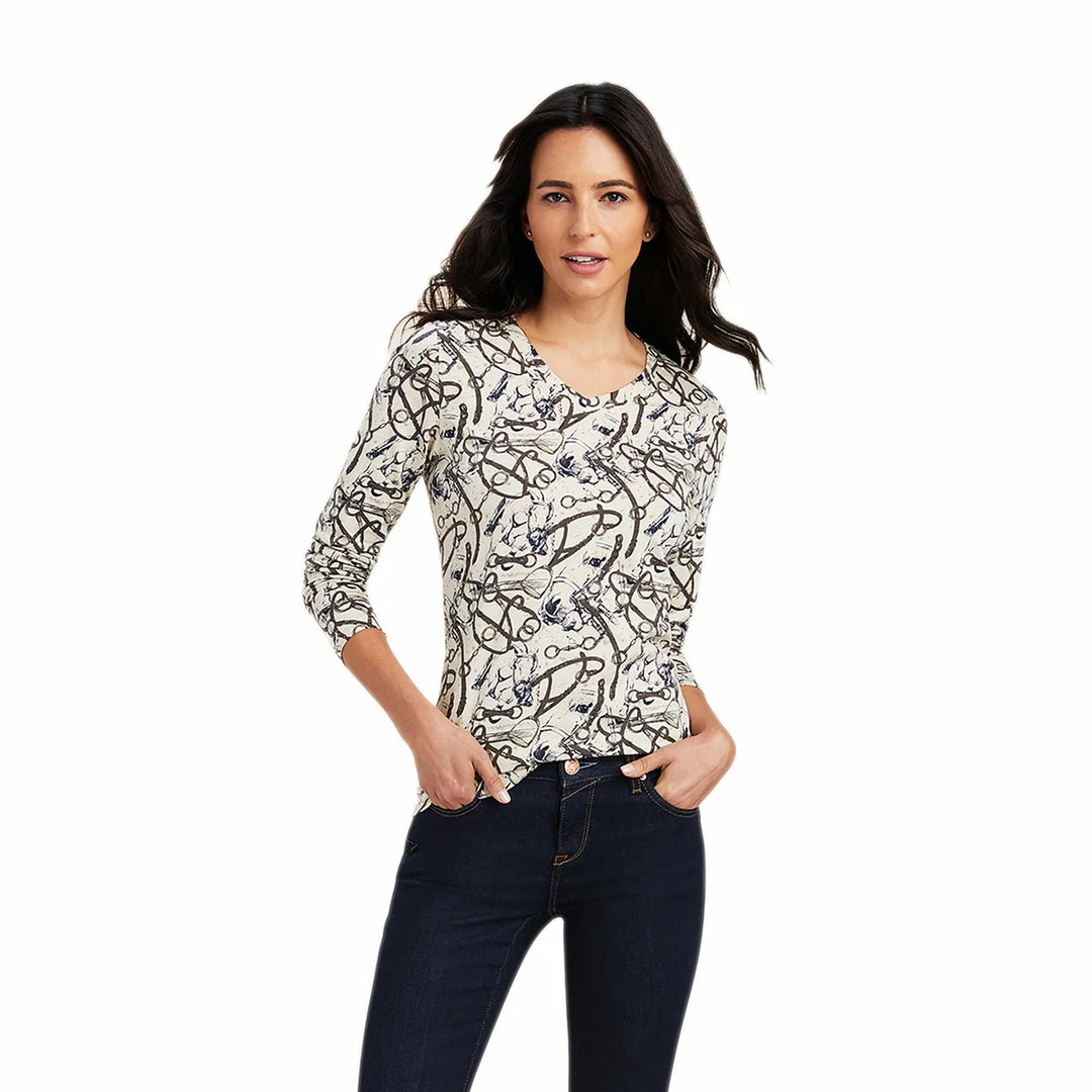 Ariat Women's Melange Print Long Sleeve Shirt