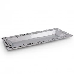 Arthur Court Equestrian Oblong Tray - Bit Pattern Equestrian Decor
