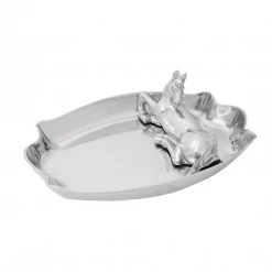 Arthur Court Horse Figural Chip And Dip Tray Equestrian Decor