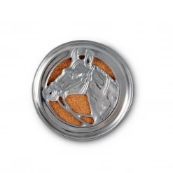 Arthur Court Equestrian Drink Coaster Set Equestrian Decor