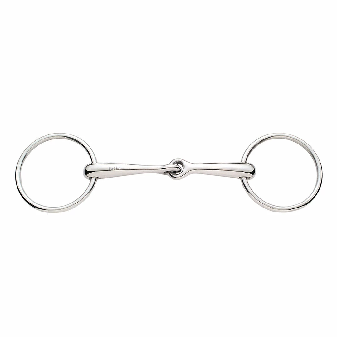 Weatherbeeta Horse Bits Korsteel Stainless Steel Solid Mouth 16MM Loose Ring Snaffle Bit