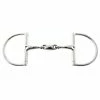 Weatherbeeta Horse Bits JP Korsteel Stainless Steel Oval Link Hunter Dee Ring Snaffle Bit