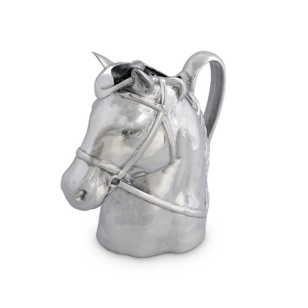 Equestrian Decor Arthur Court Equestrian Pitcher - Thoroughbred