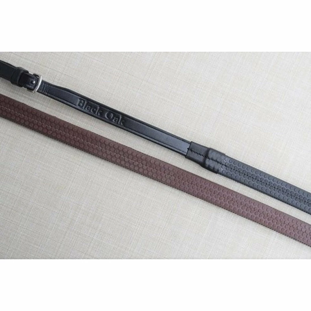 Black Oak By KL Select Rubber Reins