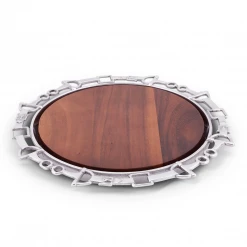 Arthur Court 10" Equestrian Wood Cheese Board