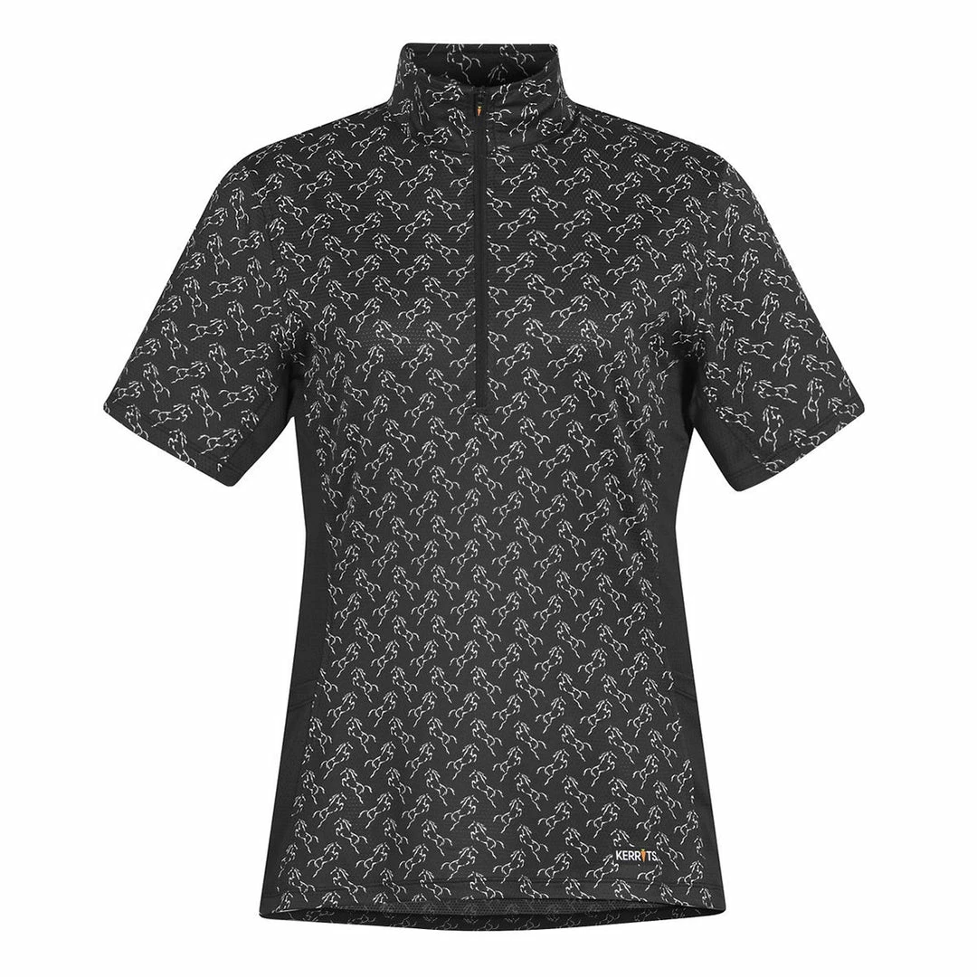 Kerrits Women's Aire Ice Fil Short Sleeve Shirt - Print