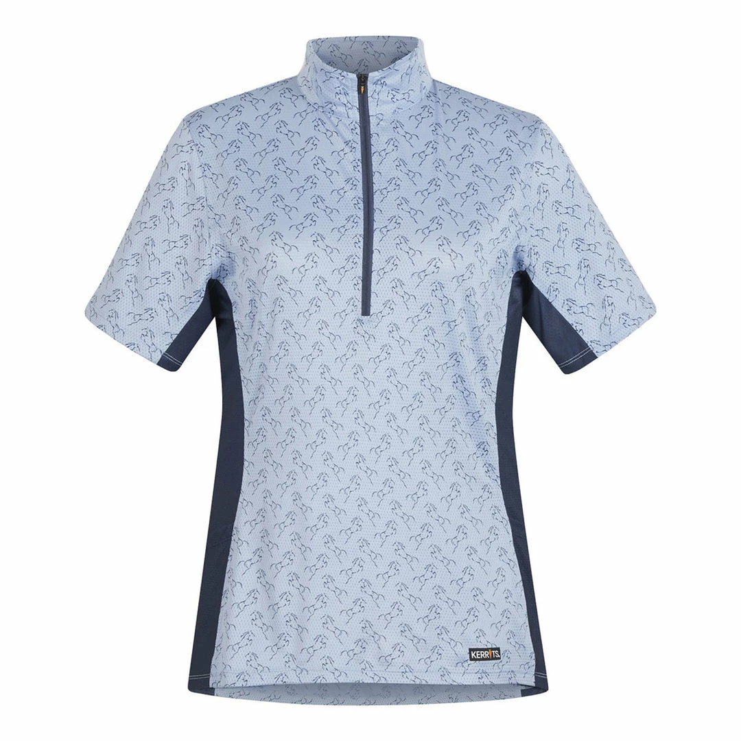 Kerrits Women's Aire Ice Fil Short Sleeve Shirt - Print