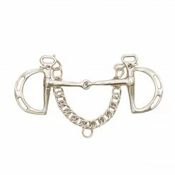 English Riding Supply Centaur Stainless Steel Jointed Uxeter Kimberwick Bit