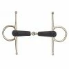 English Riding Supply Centaur Stainless Steel Soft-Rubber Covered Jointed Full Cheek Bit
