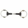 English Riding Supply Horse Bits Centaur Stainless Steel Rubber Mouth Eggbutt Gag
