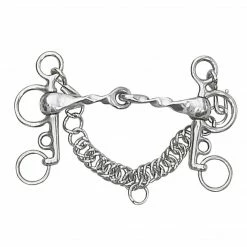 English Riding Supply Centaur® Stainless Steel Slow Twist Tom Thumb Horse Bits