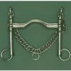 English Riding Supply AlBaCon German Silver Weymouth Wide Port Bit W-Chain 17MM Mouth