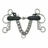 English Riding Supply Metalab Magic Rubber Jointed Pelham Bit