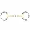 English Riding Supply Happy Mouth Flat Ring Jointed Eggbutt
