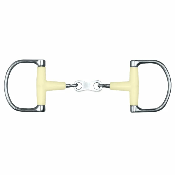 English Riding Supply Happy Mouth Racing Dee Double Jointed Mouth W-French Link