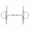 English Riding Supply Ovation Elite Solid Stainless Steel Full Cheek Snaffle Bit Horse Bits
