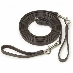 English Riding Supply Horse Training Equipment Camelot Leather Draw Reins