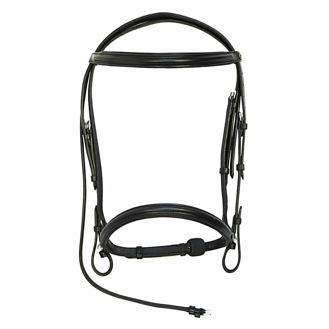 JPC Equestrian HDR Pro Padded Dressage Bridle With Web Reins English Bridles