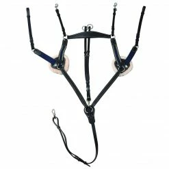 JPC Equestrian HDR Pro 5 Point Elastic Breastplate Martingale With Running Attachment Breastplates & Attachments