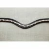 Red Barn By KL Select Curved Rose Pearl Browband English Bridles