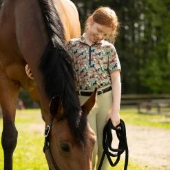 Kerrits Kids Aire Ice Fil Short Sleeve Shirt Print Children's Tops