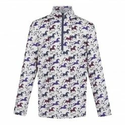 Kerrits Kids Aire Ice Fil Long Sleeve Riding Shirt Print