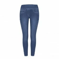Breeches Cavallo Ladies Carly Denim Grip Riding Leggings