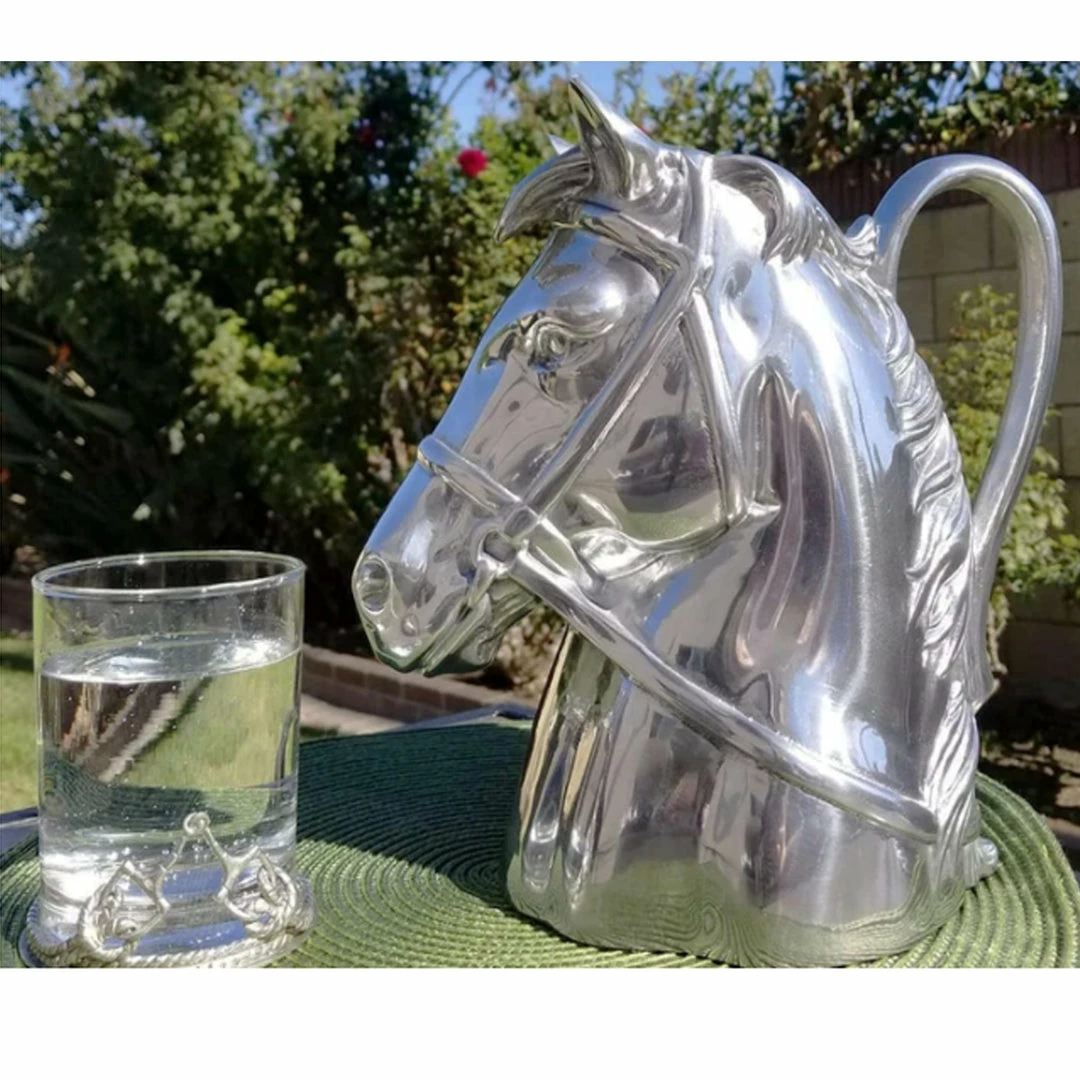 Equestrian Decor Arthur Court Equestrian Pitcher - Thoroughbred
