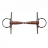 Partrade Metalab Leather Full Cheek Pinchless Snaffle