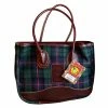 Jacks Mfg 5/A Baker Tartan Plaid Taylor Tote Equestrian Bags & Luggage