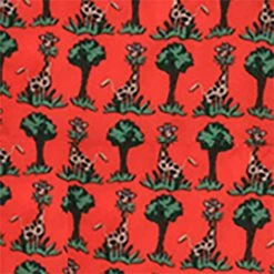 Show Shirts Essex Classics Ladies "Tree Top Giraffes" Talent Yarn Straight Collar Long Sleeve Show Shirt