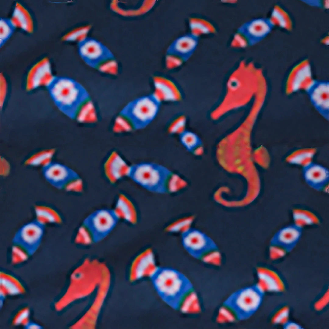 Essex Classics Girls "Seahorsin' Around" Talent Yarn Wrap Collar Long Sleeve Show Shirt Show Shirts