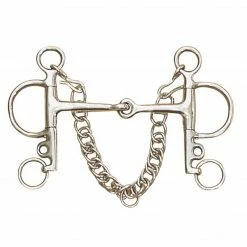 English Riding Supply Centaur Stainless Steel Jointed Eggbutt Pelham Horse Bits