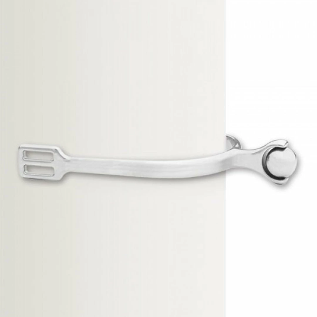 English Riding Supply Equestrian Accessories Centaur Stainless Steel Roller Ball Spurs - Soft Touch