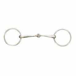 English Riding Supply Centaur Stainless Steel Medium Weight Hollow Mouth Horse Bits