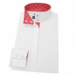 Show Shirts Essex Classics Girls "Roosters" Talent Yarn Straight Collar Long Sleeve Show Shirt