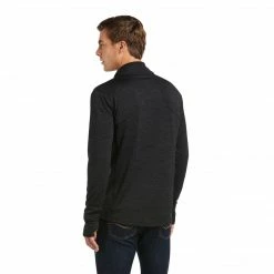 Ariat Men's Gridwork 1/4 Zip Long Sleeve Baselayer-Sale Baselayers