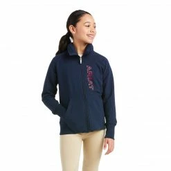 Ariat Youth Team Logo Full Zip Sweatshirt-Sale